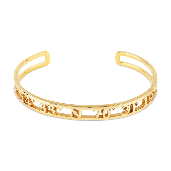 Coordinates Of Montana ACADIA cuff in gold