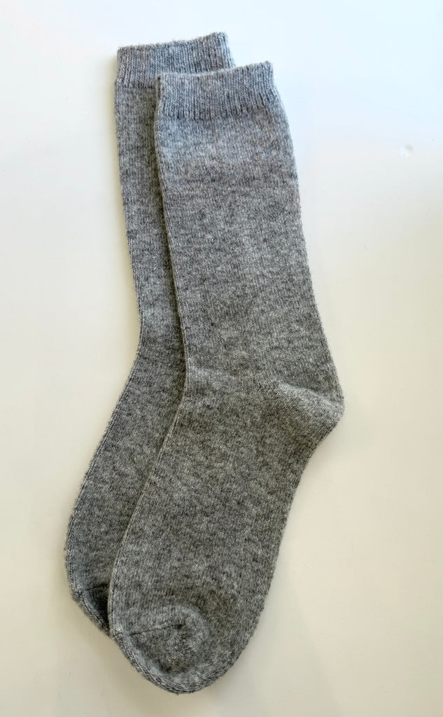 Cashmere CLOUD socks in ash