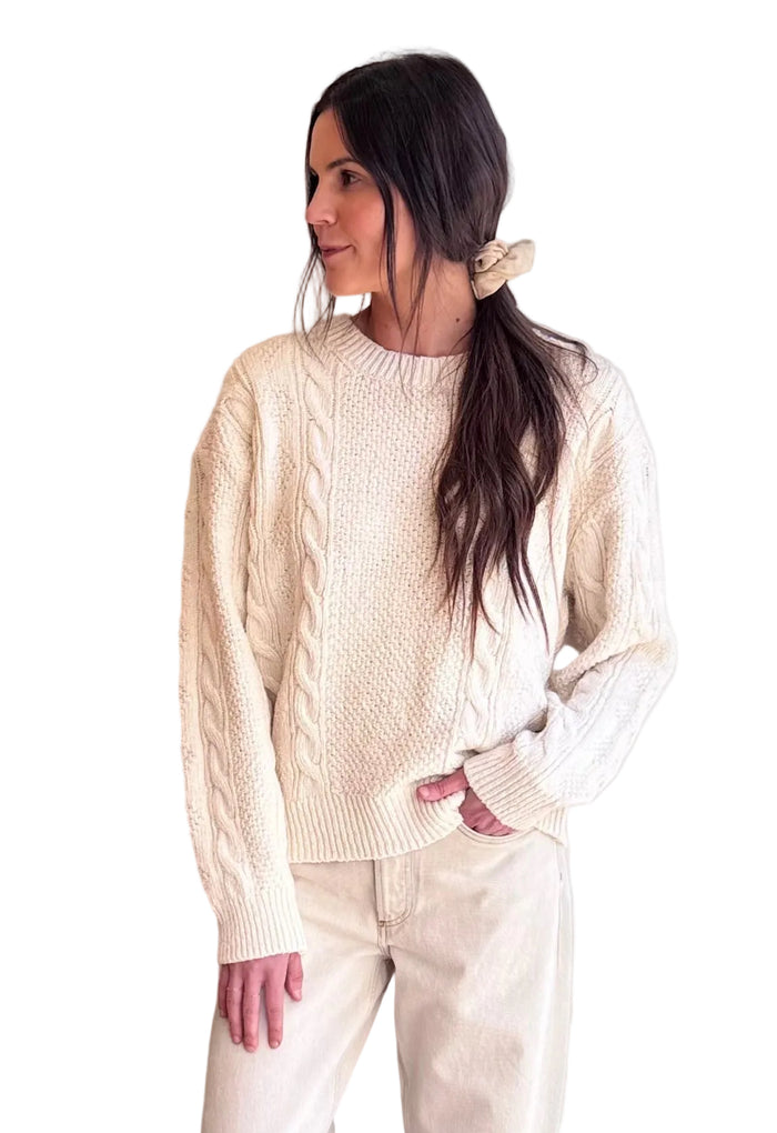 Cotton Fisherman Sweater