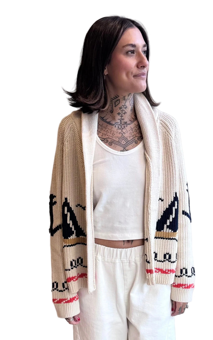 The Sailboat Lodge Cardigan