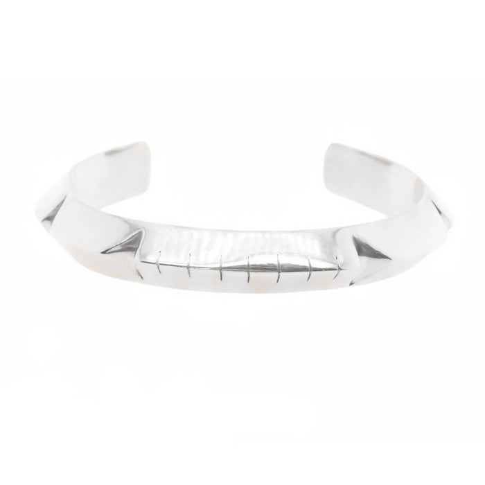 Silver Helena Cuff- large