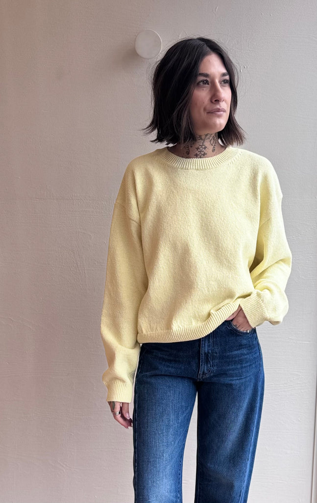 Milo Cotton Sweater - Lemonade