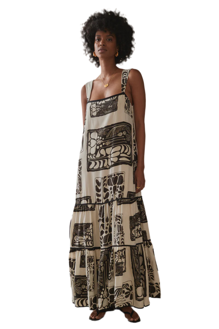 The Brydie Dress in Jondli Print