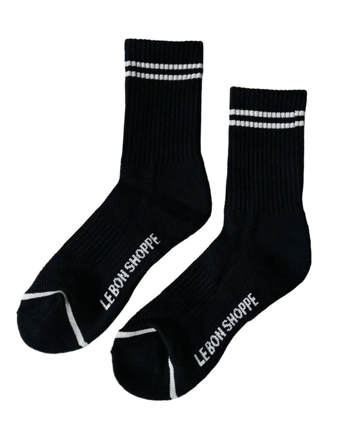 Boyfriend sock in noir