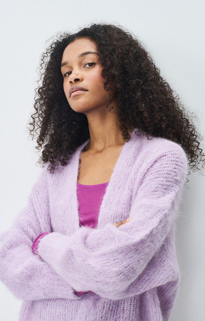 Bymi cardigan in lilac