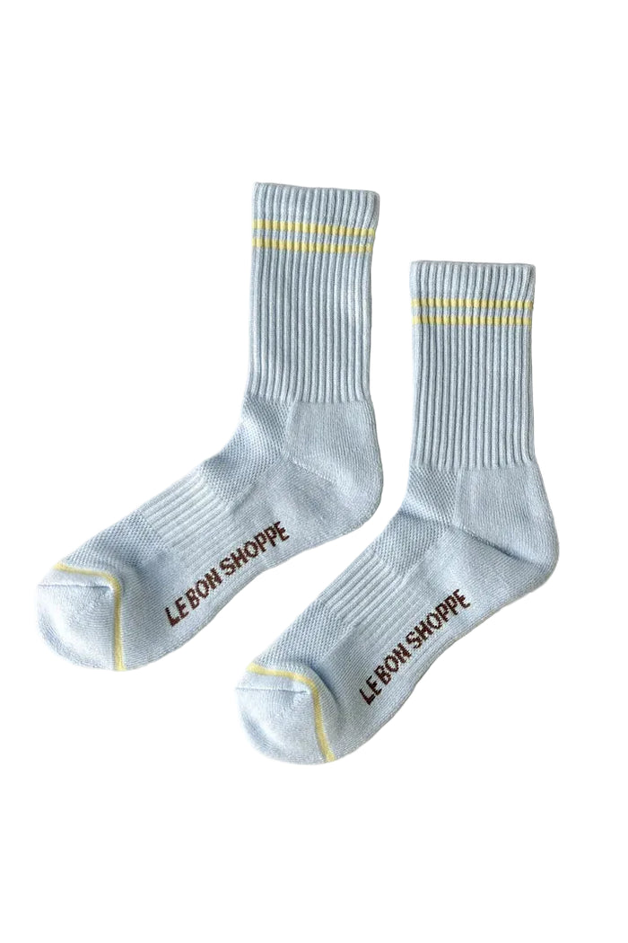 Boyfriend socks Pastel Sky