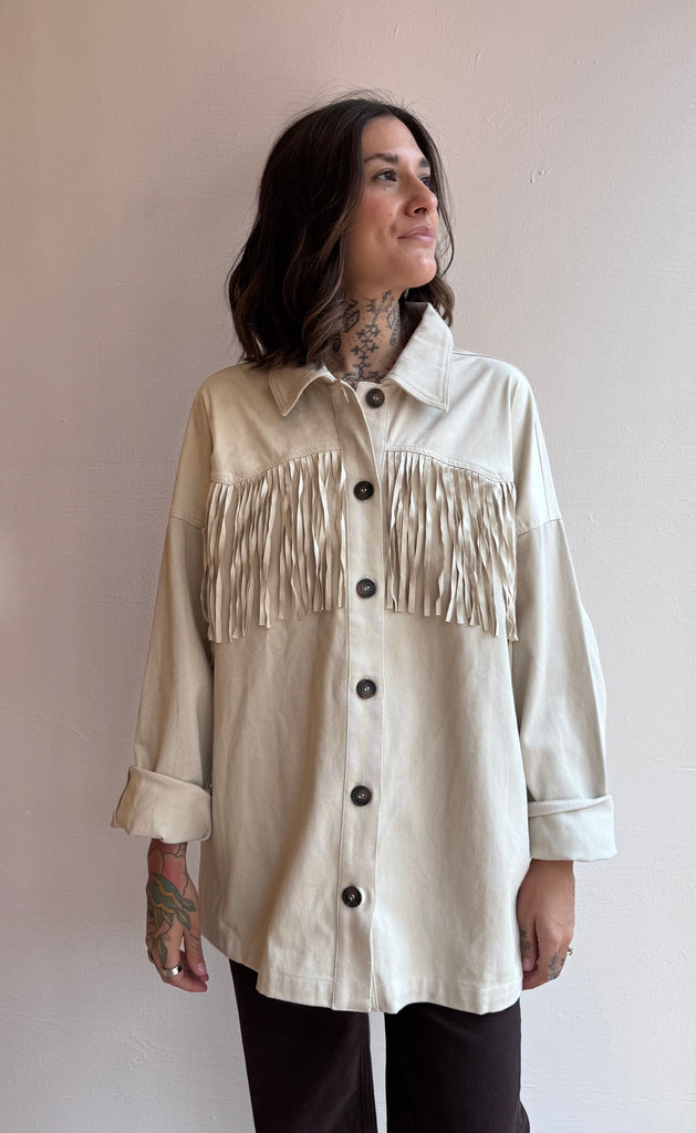 Mary Fringed Western Shirt