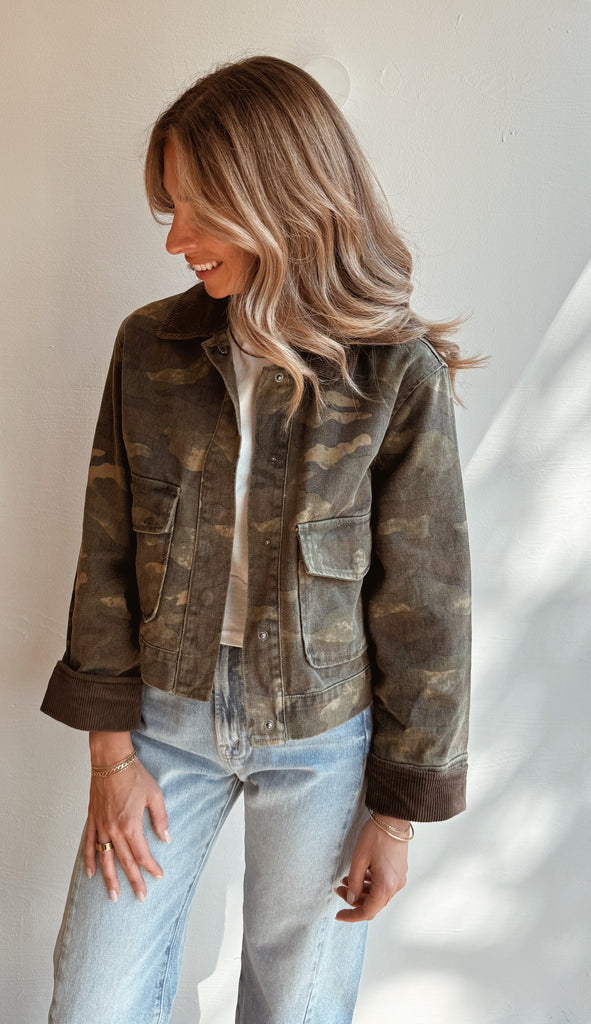 Olive camo WESTON barn jacket