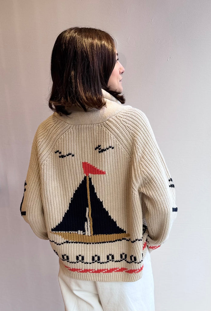 The Sailboat Lodge Cardigan