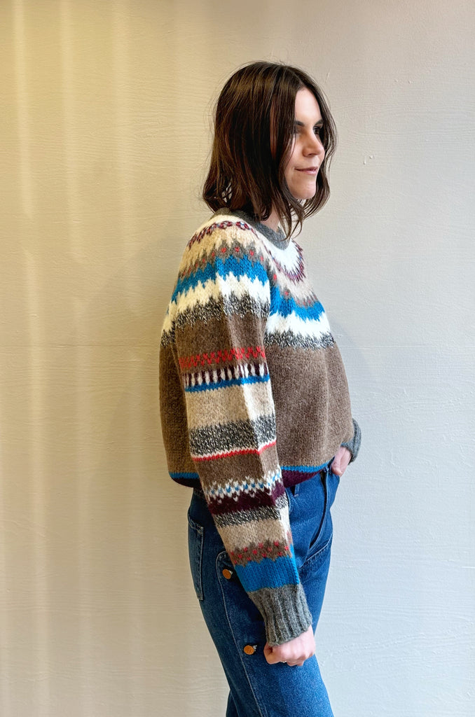 Kella Alpaca Fair Isle Sweater