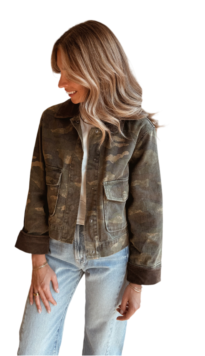 Olive camo WESTON barn jacket