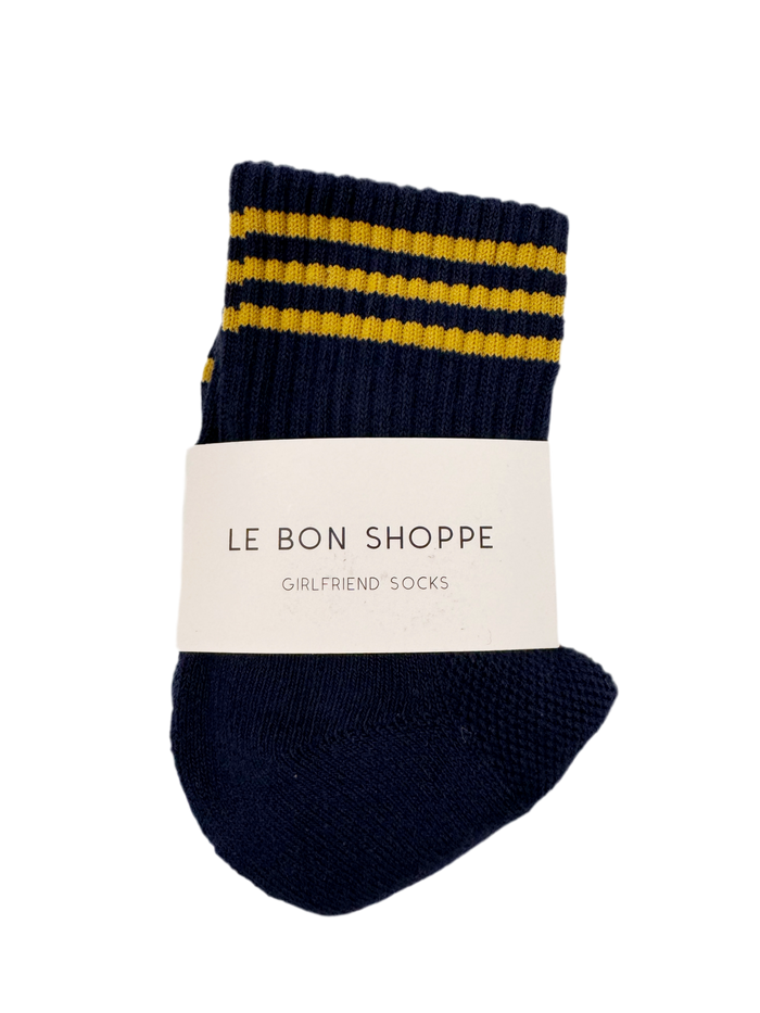 Navy Girlfriend Socks