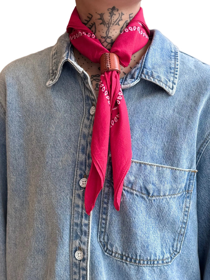 Red Hues Hand Dyed Bandanas