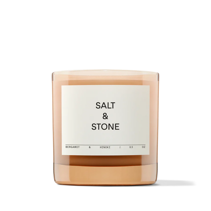 Salt & Stone candle - Bergamot & Hinoki