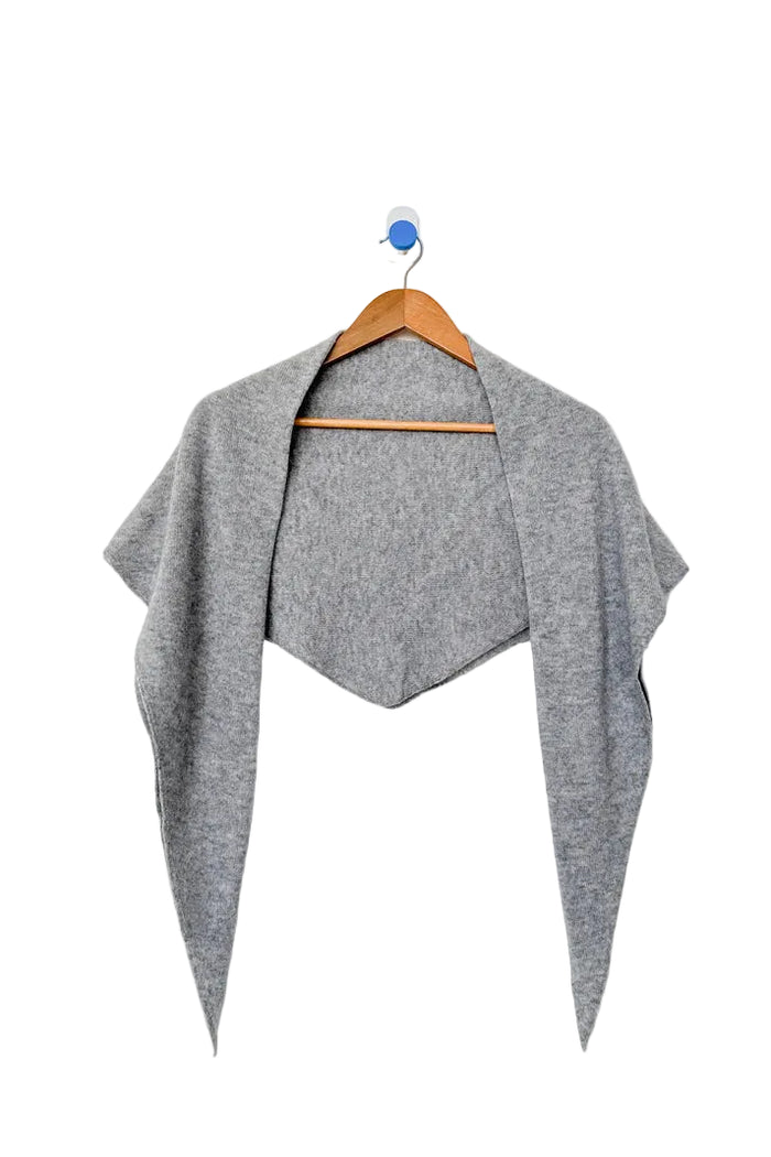 Cashmere Shawl in Heather Grey
