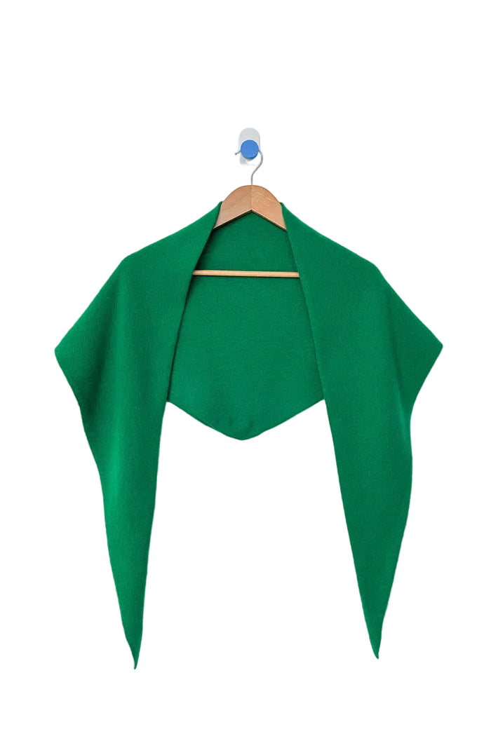 Cashmere Shawl in Kelly Green