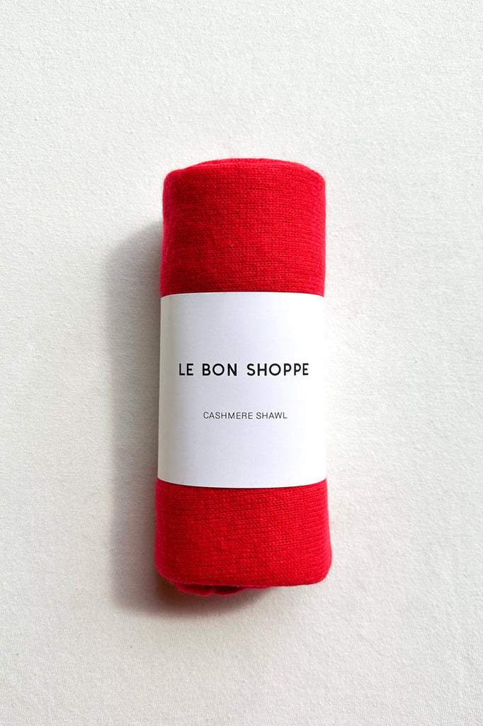 Cashmere Shawl in Red
