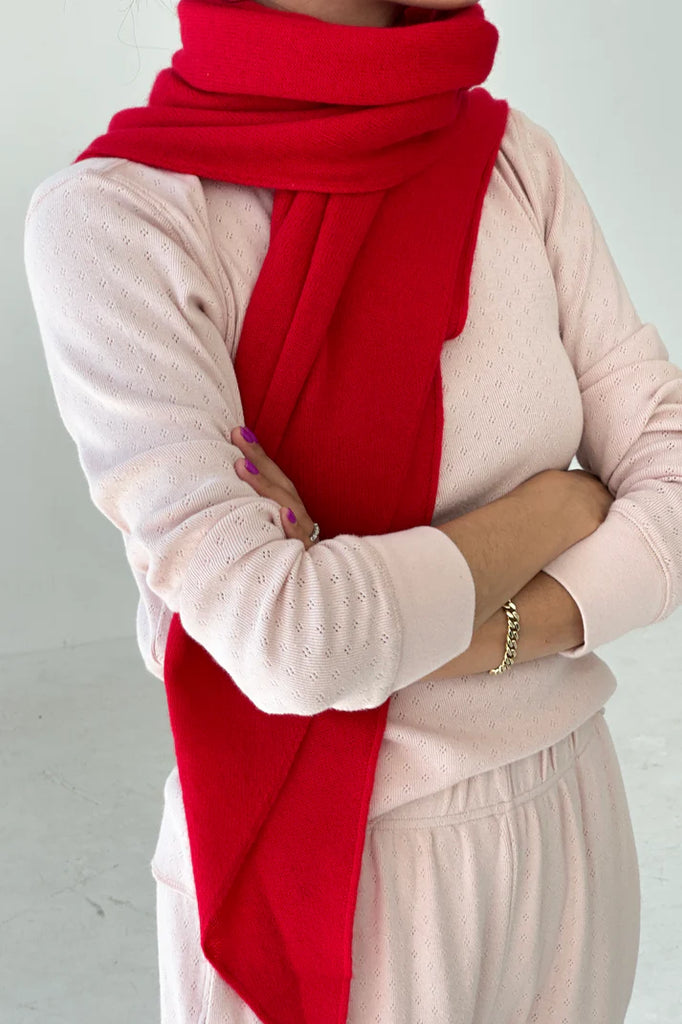 Cashmere Shawl in Red