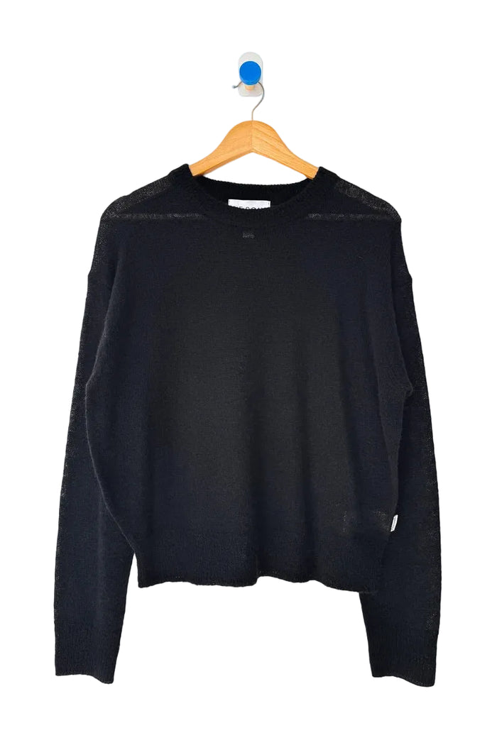 Cecile Mohair Sweater in Black
