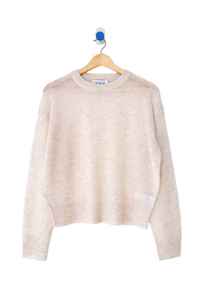 Cecile Mohair Sweater in Oatmeal