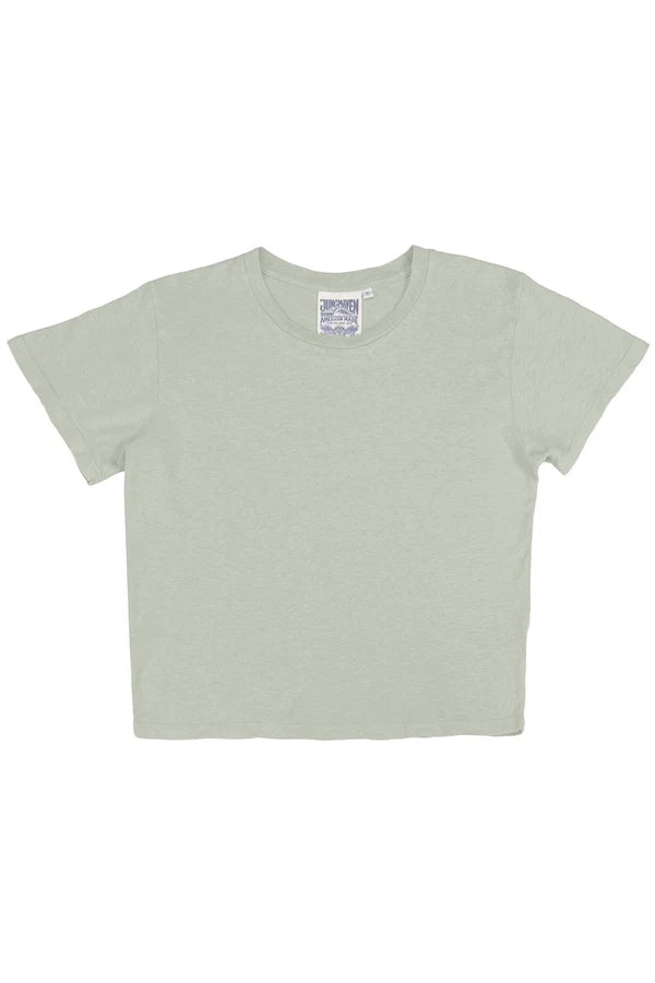 Cropped Lorel Tee in Agave Green