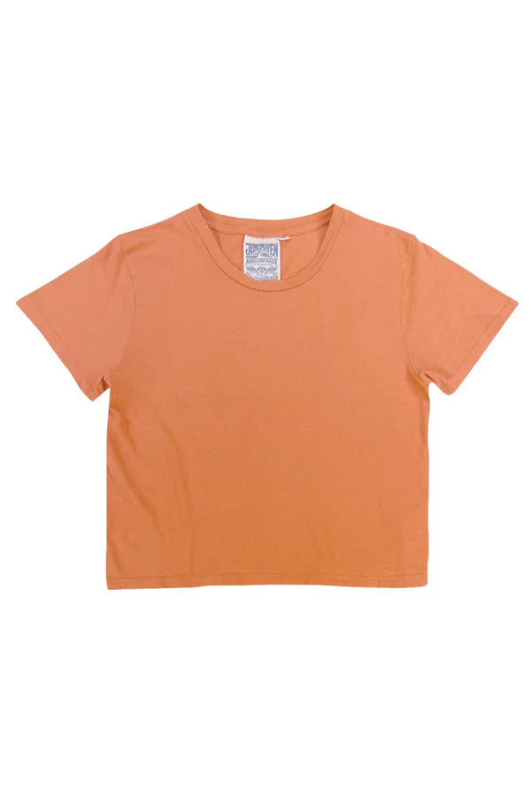 Ojai Cropped Tee in Burnt Orange