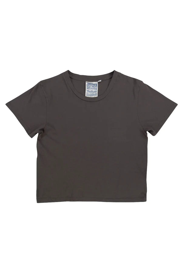 Ojai Cropped Tee in Coffee Bean