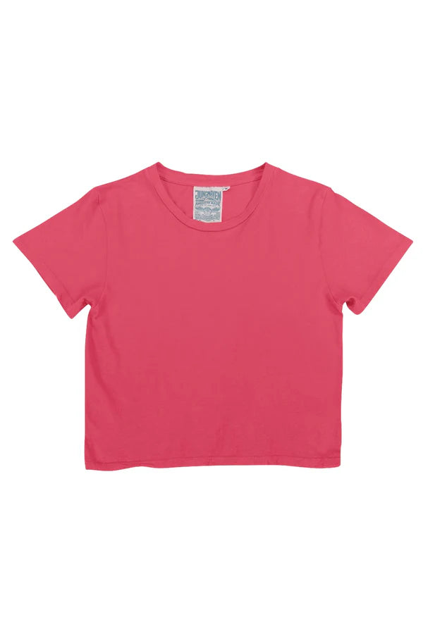 Ojai Cropped Tee in Poppy