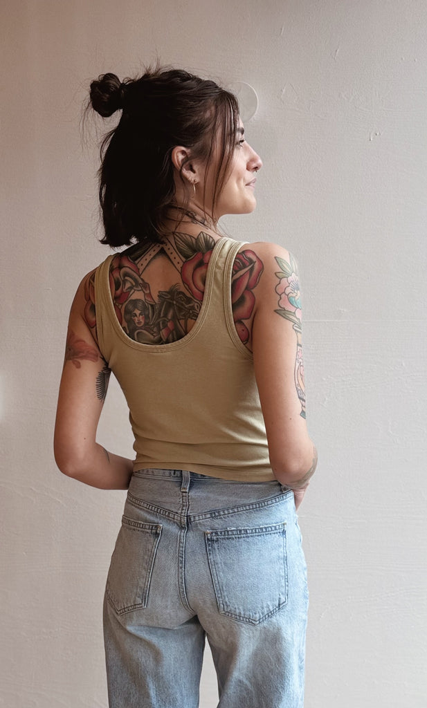 Sporty Tank in Desert Khaki
