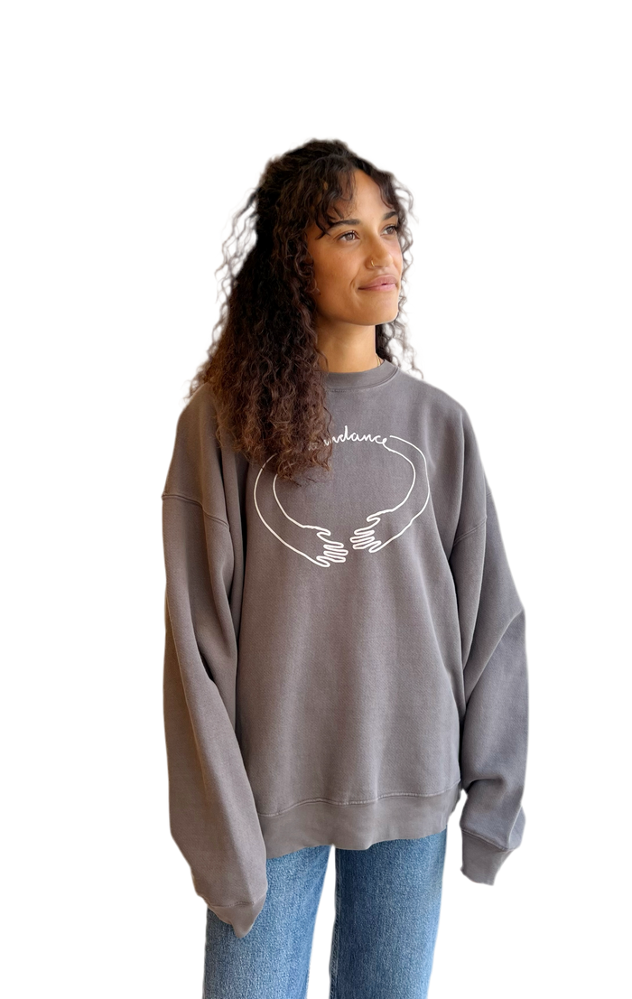 Organic cotton ABUNDANCE sweatshirt