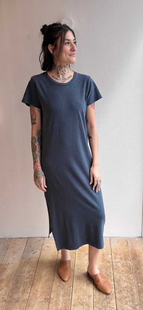 Heathered Sydney Dress - Navy