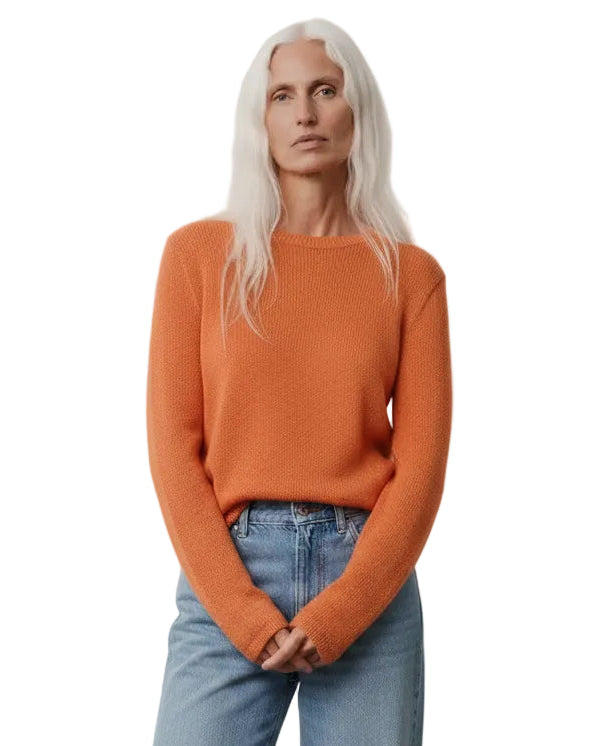 The Knit Long Sleeve in Apricot