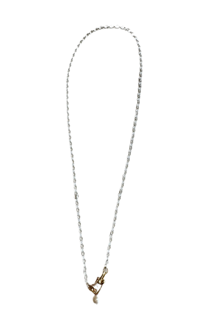 Sora link chain + pearl necklace