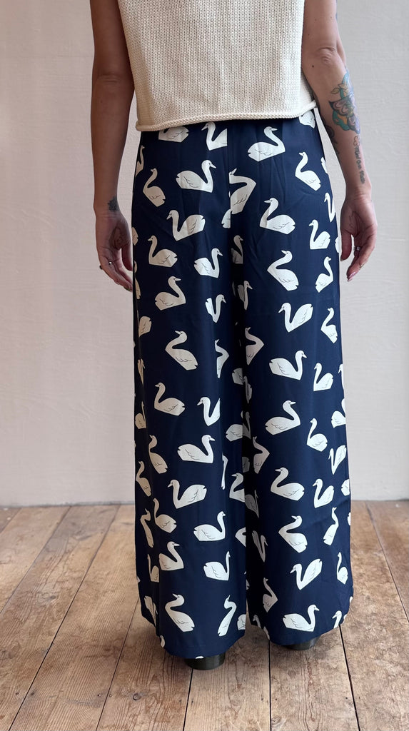 Swan Trousers in navy