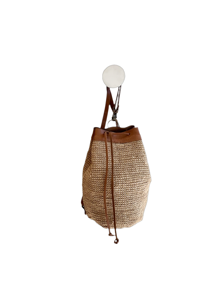 Transito Woven Backpack in Natural