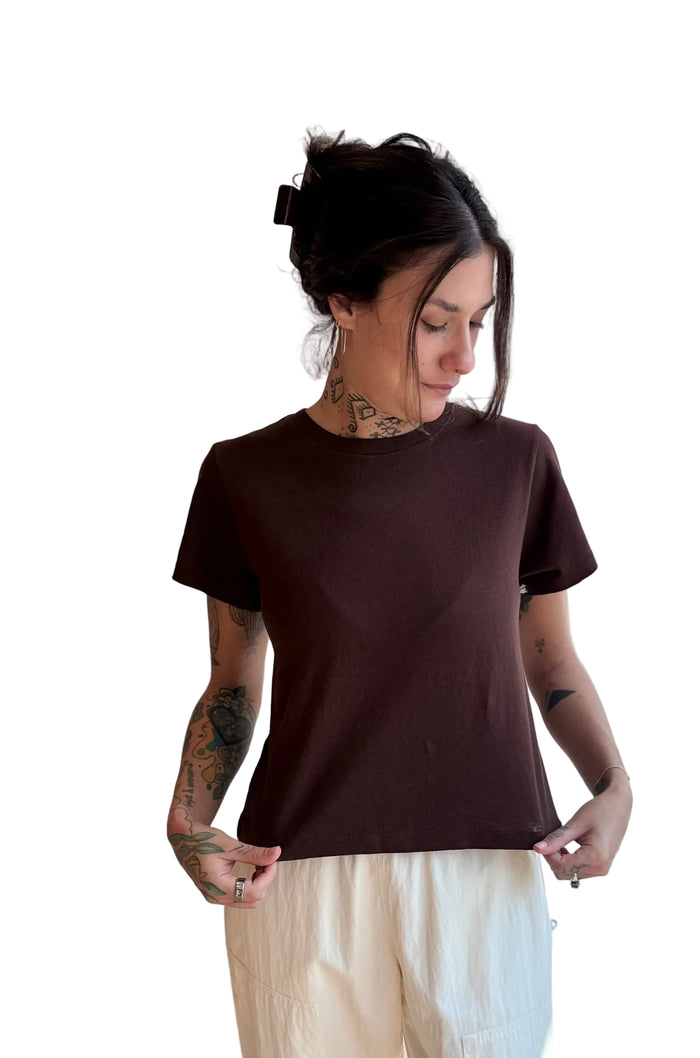 Airy Darling Tee - Dark Cacao