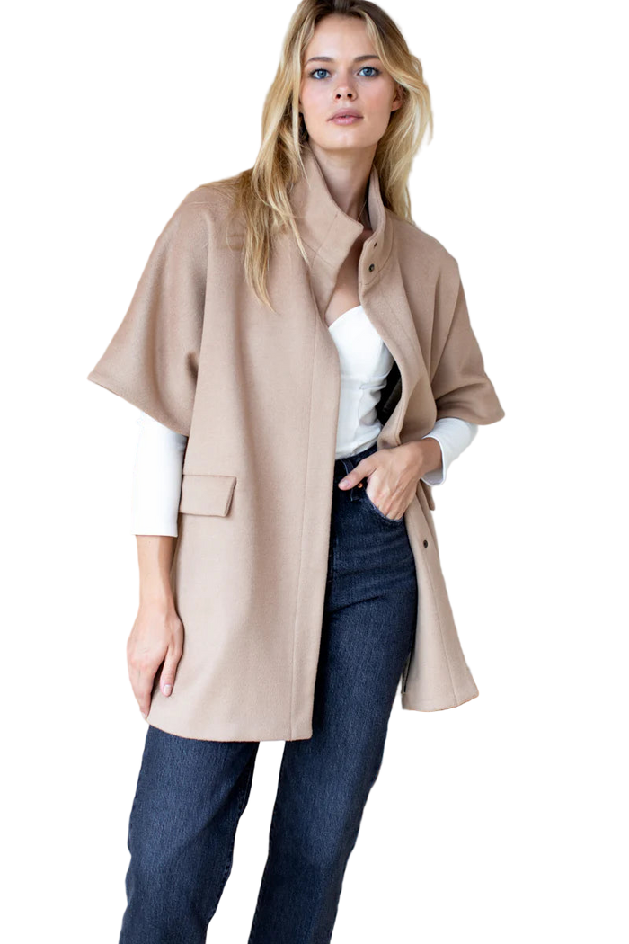 Layering Jacket in Camel