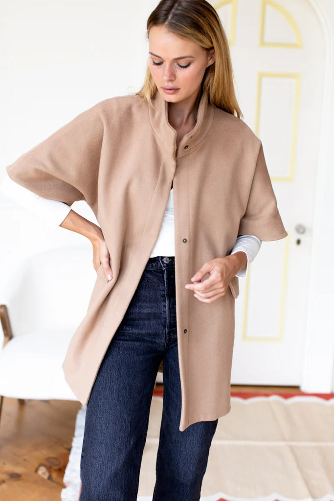 Layering Jacket in Camel