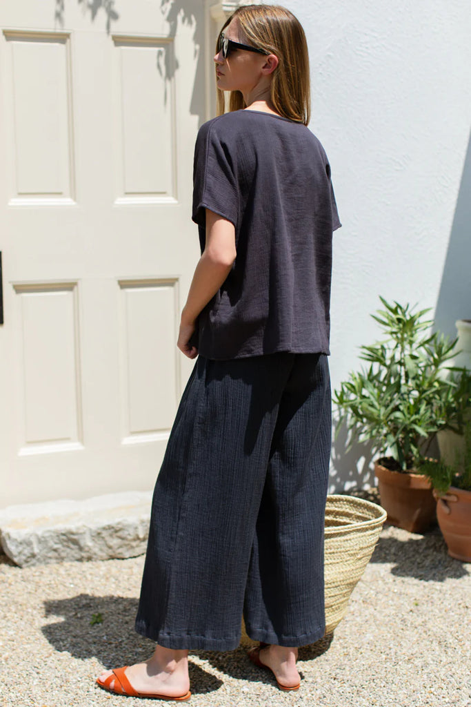 Beachy Pant - Polar Night Crinkle Organic
