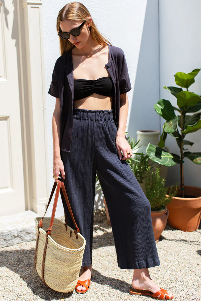 Beachy Pant - Polar Night Crinkle Organic