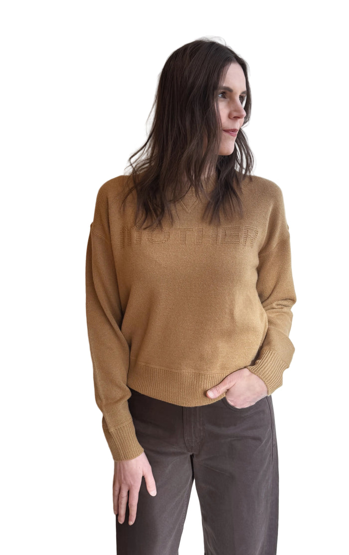 The Logo Jumper in Camel