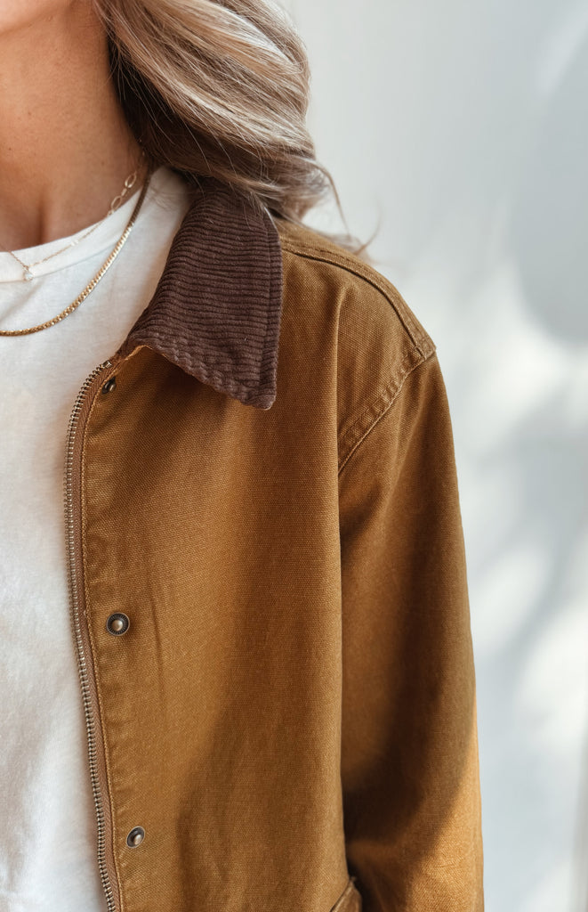 Cognac BLAKE barn jacket