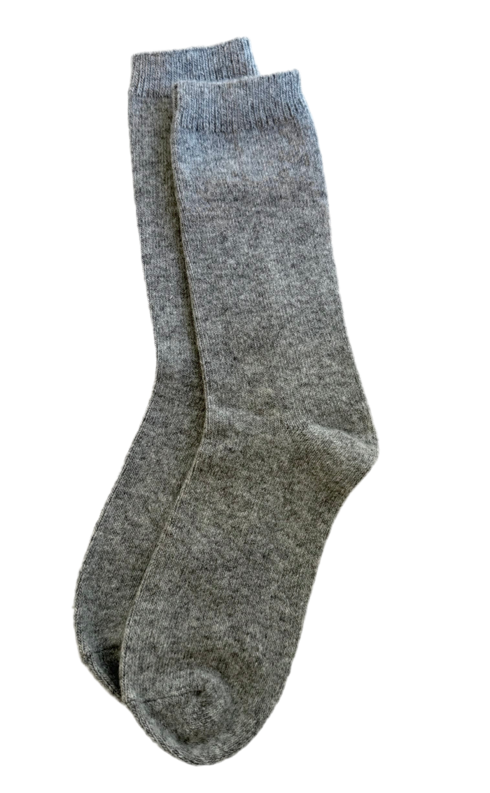Cashmere CLOUD socks in ash