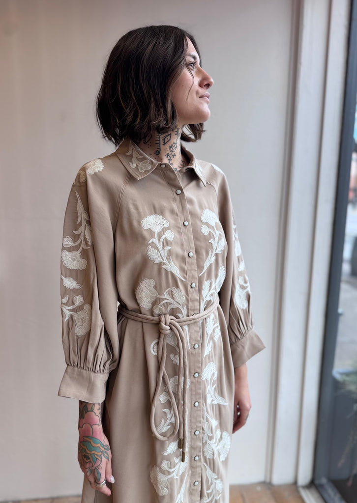 The Western Embroidered Herd Dress