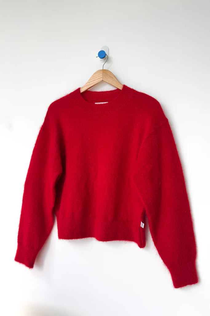 Finn Mohair Sweater in Red