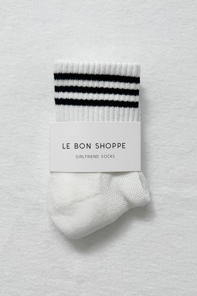 White Girlfriend Sock