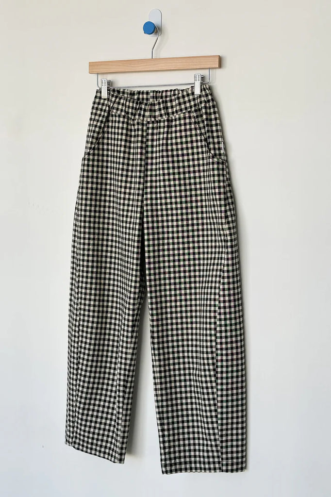 Arc Pants in Black Gingham