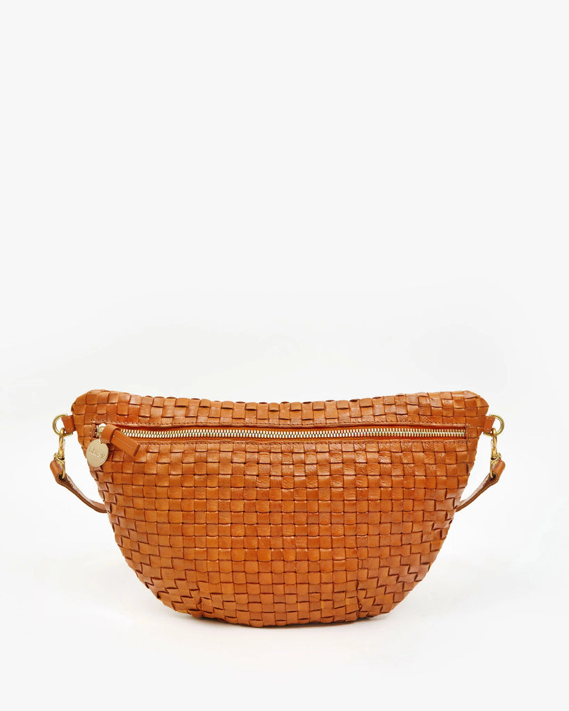 Grande Fanny in Natural Woven Checker