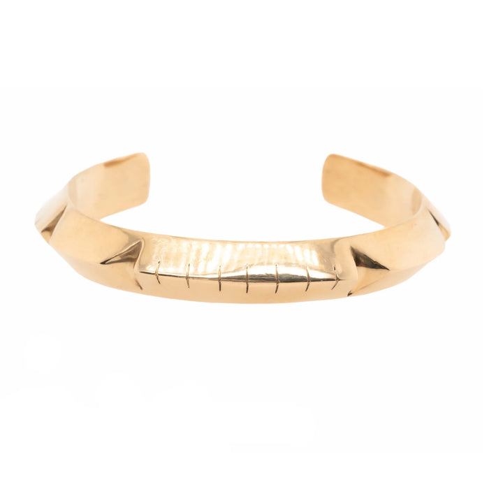 Brass Helena Cuff- large