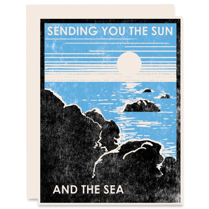 Sending You The Sun & Sea Greeting Card